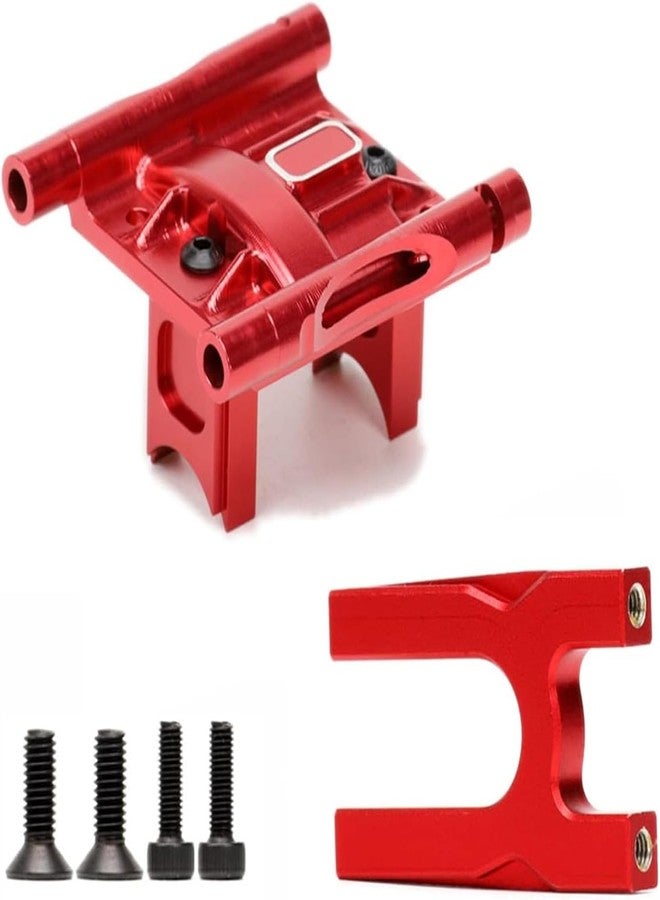 UURCSKY Aluminum Center Diff Cover Mounts Upgrades Part for ARRMA 1/8 Typhon/Kraton/Outcast/Notorious/Talion 6S BLX,1/7 Mojave/Felony/Infraction/Fireteam 6S BLX #ARA320499 (Red) - Image 1